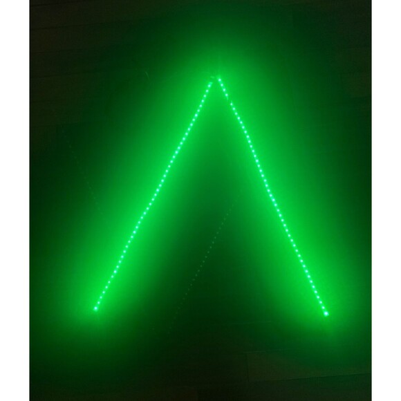 Glowy Zoey Green Light Up Stickman Costume PANTS ONLY - READ! Adult M Halloween - Picture 2 of 6